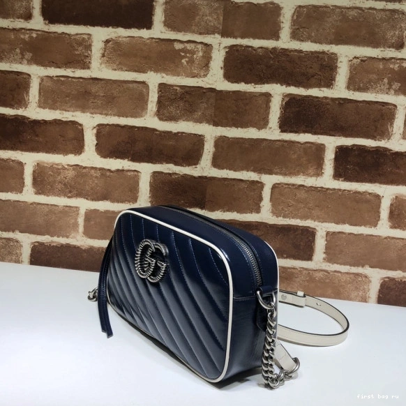 First bag ru Shoulder Small Marmont GG Bag Matelassé GUCCI 0728